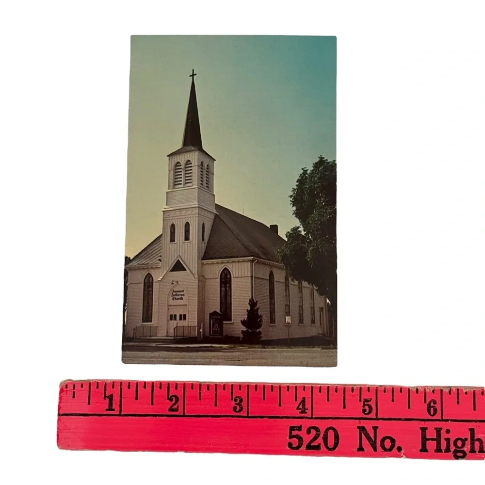 3 Unused Vintage Post Cards Immanuel Lutheran Church Missouri Synod Unposted